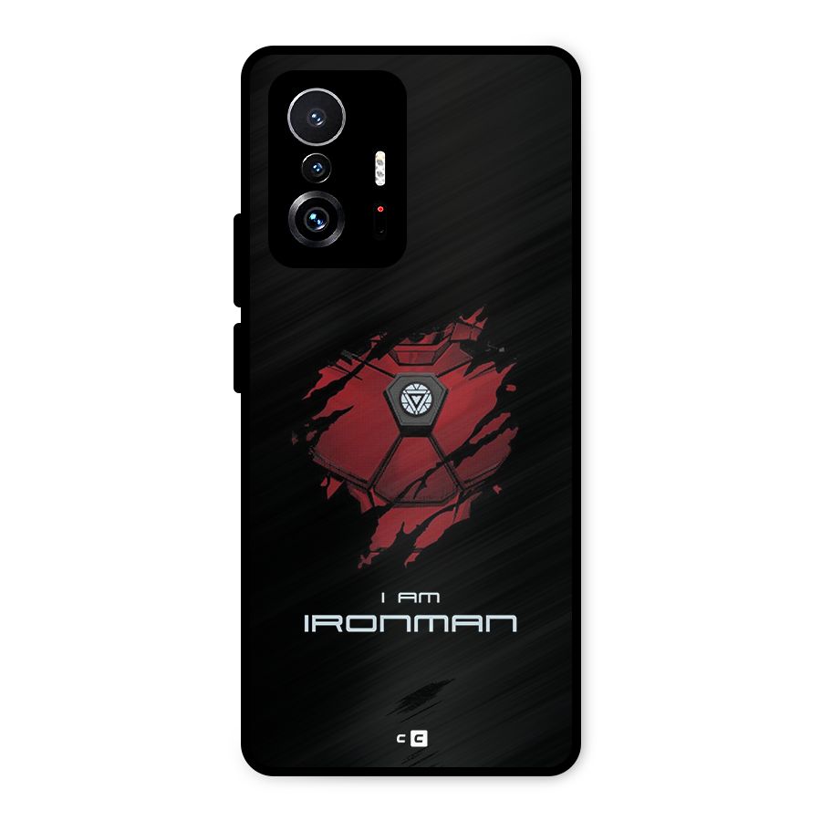 I Am Ironman Metal Back Case for Xiaomi 11T Pro