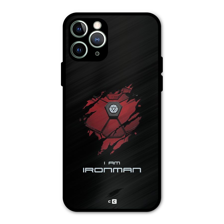 I Am Ironman Metal Back Case for iPhone 11 Pro Max