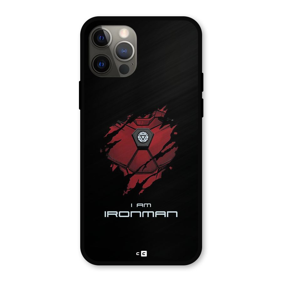 I Am Ironman Metal Back Case for iPhone 12 Pro