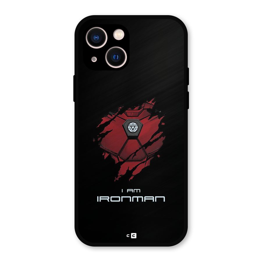 I Am Ironman Metal Back Case for iPhone 13