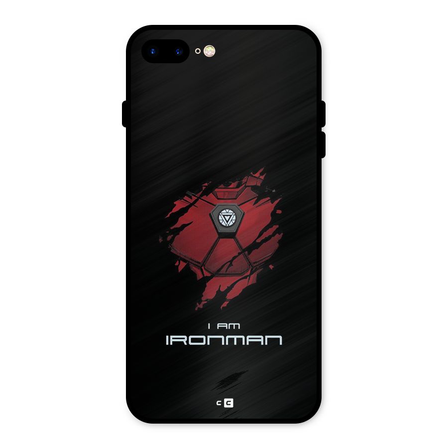 I Am Ironman Metal Back Case for iPhone 8 Plus