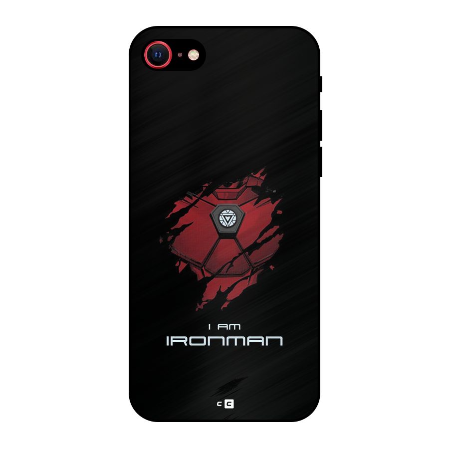 I Am Ironman Metal Back Case for iPhone SE 2022