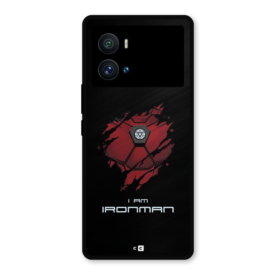 I Am Ironman Metal Back Case for iQOO 9 Pro