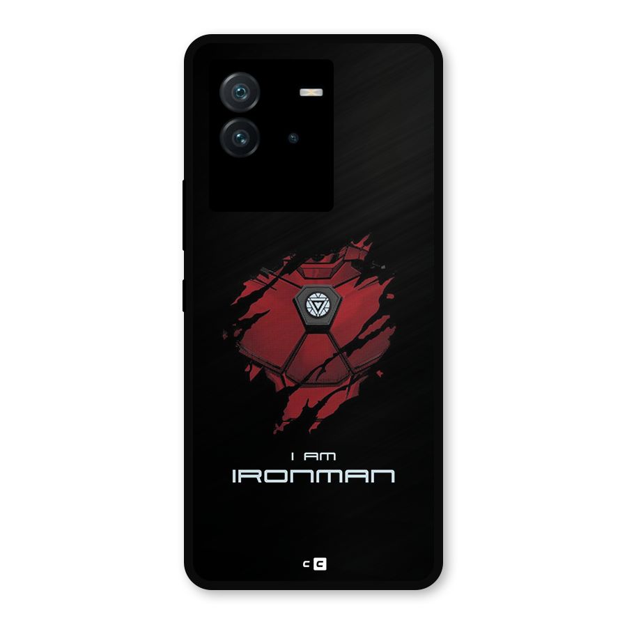 I Am Ironman Metal Back Case for iQOO Neo 6 5G