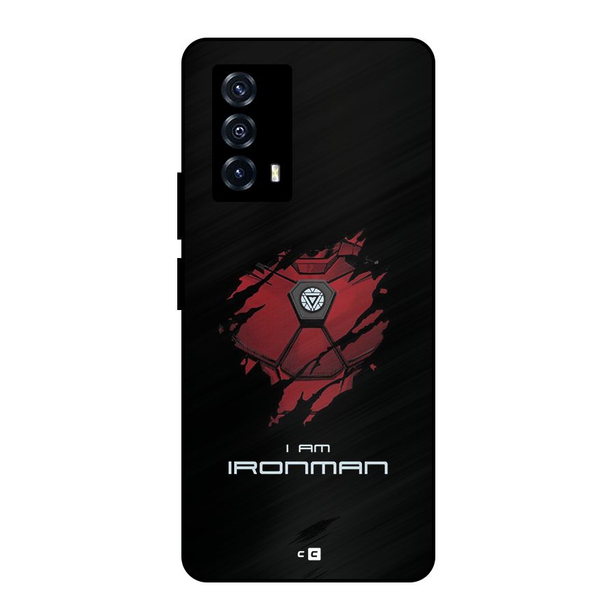 I Am Ironman Metal Back Case for iQOO Z5
