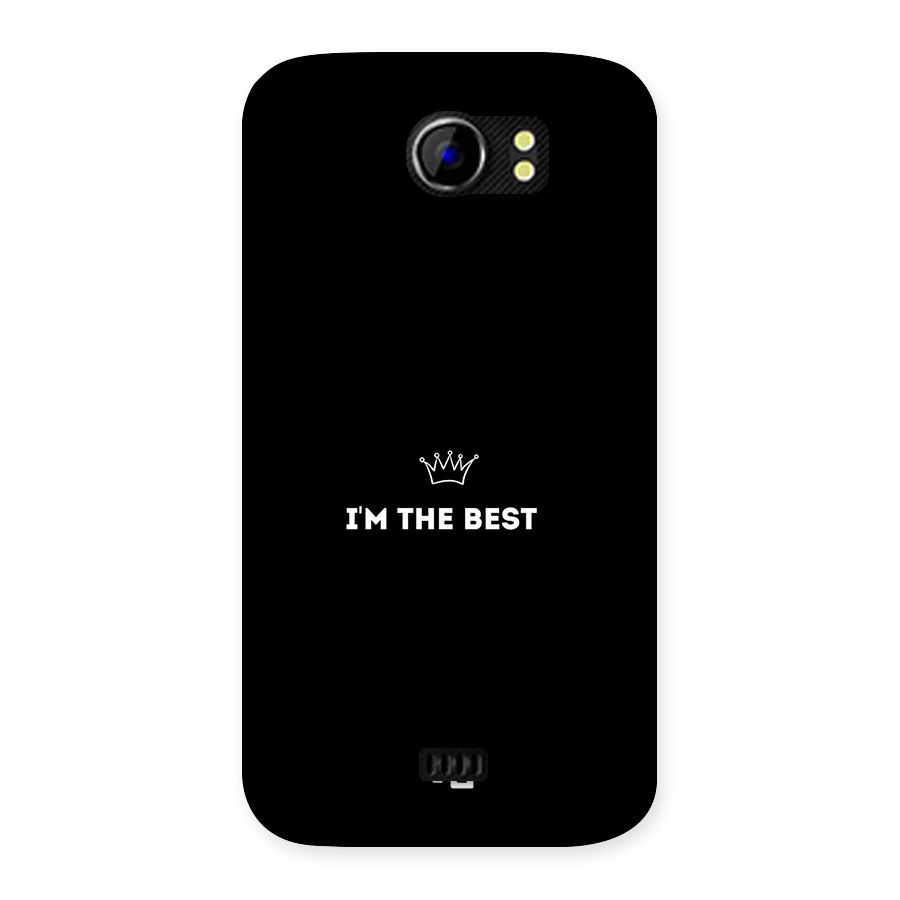 I Am The Best Back Case for Canvas 2 A110
