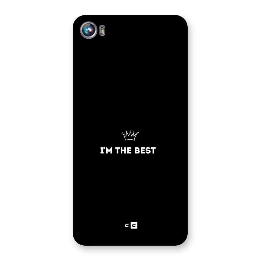 I Am The Best Back Case for Canvas Fire 4 (A107)