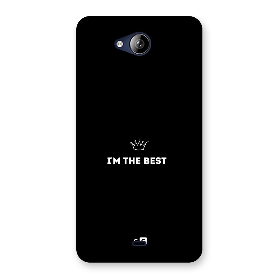 I Am The Best Back Case for Canvas Play Q355