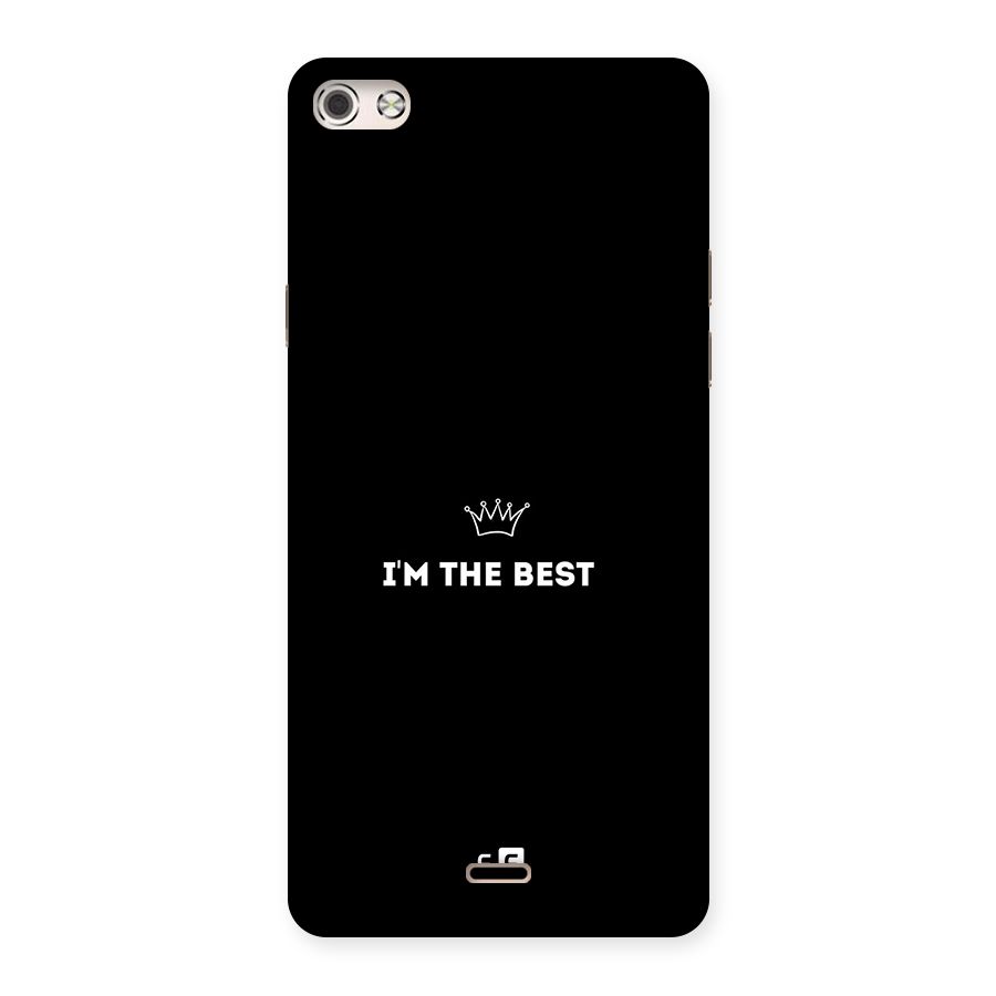 I Am The Best Back Case for Canvas Silver 5