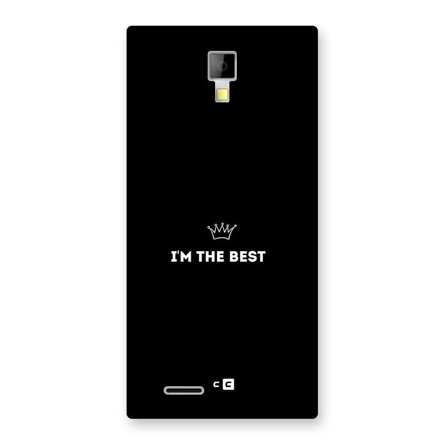 I Am The Best Back Case for Canvas Xpress A99