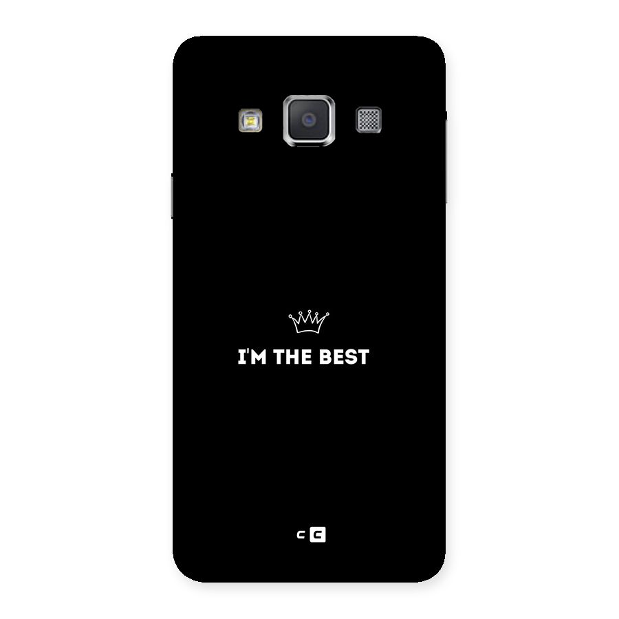 I Am The Best Back Case for Galaxy A3