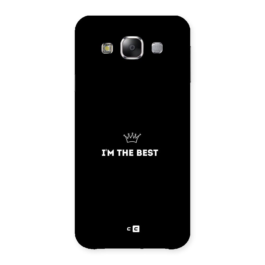 I Am The Best Back Case for Galaxy E5