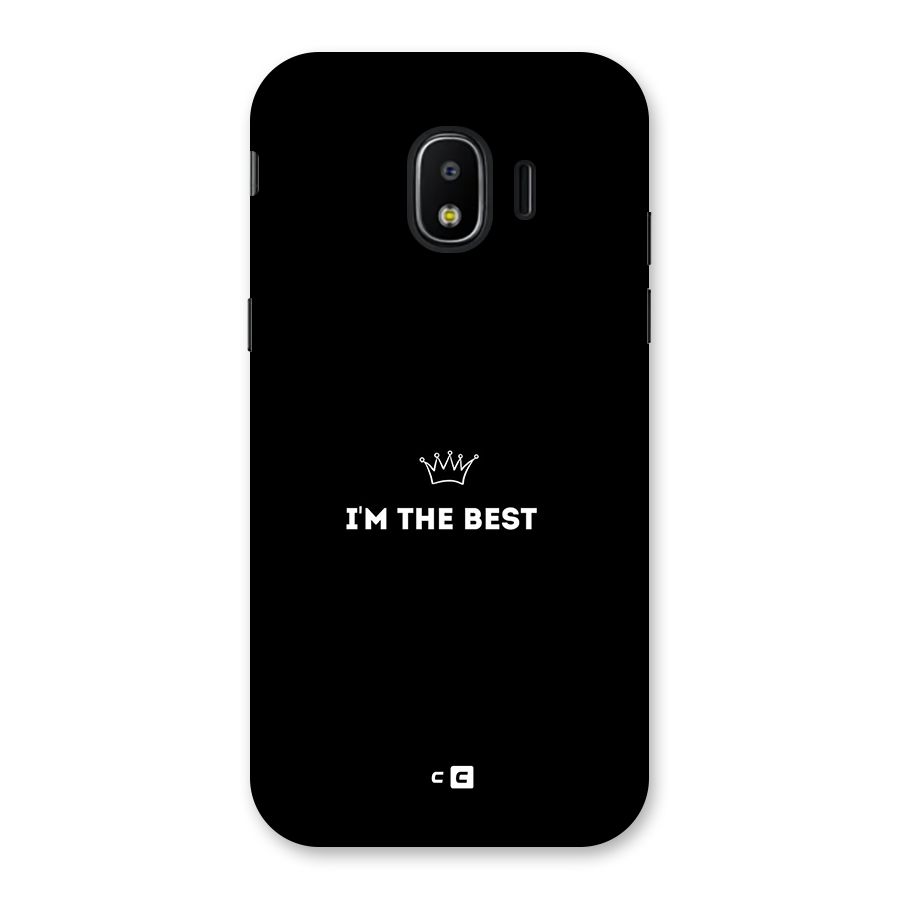I Am The Best Back Case for Galaxy J2 Pro 2018