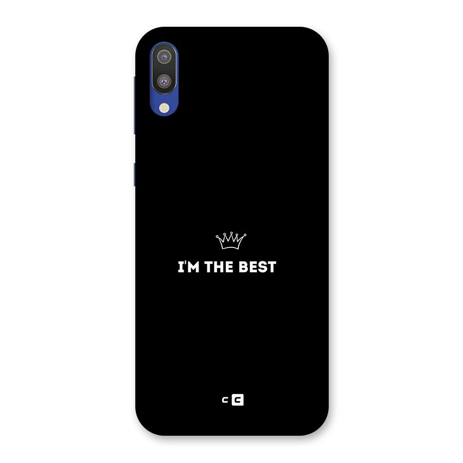 I Am The Best Back Case for Galaxy M10