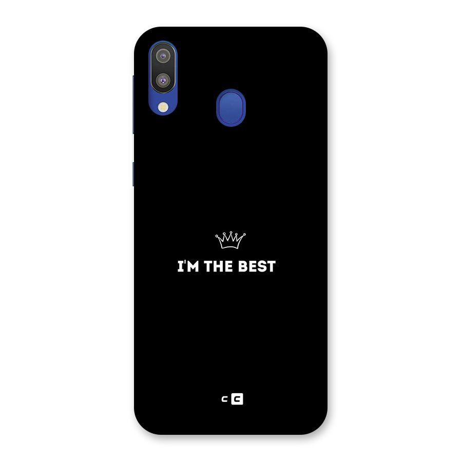 I Am The Best Back Case for Galaxy M20