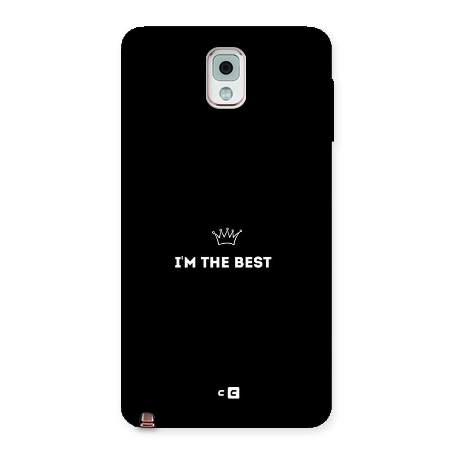 I Am The Best Back Case for Galaxy Note 3