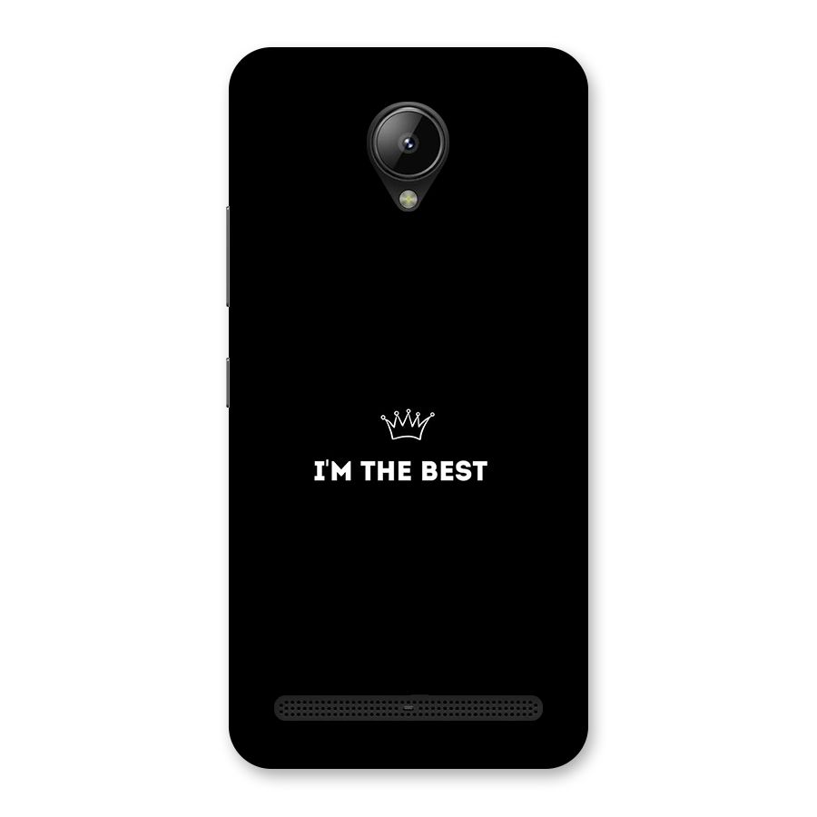 I Am The Best Back Case for Lenovo C2
