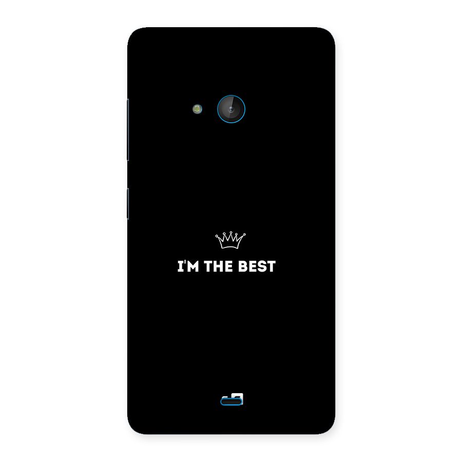 I Am The Best Back Case for Lumia 540