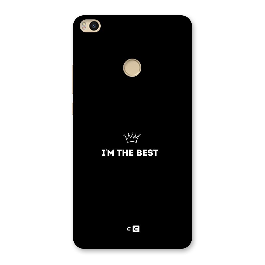 I Am The Best Back Case for Mi Max 2