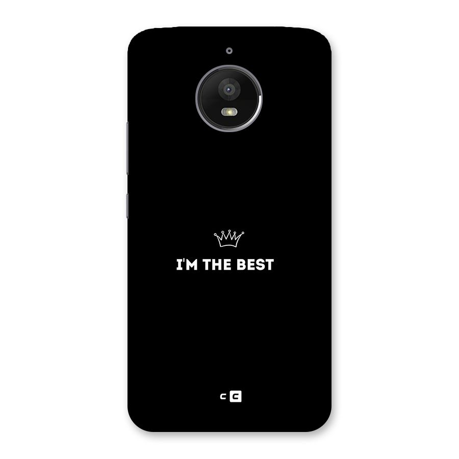 I Am The Best Back Case for Moto E4 Plus