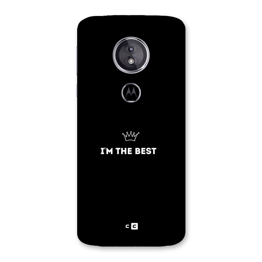 I Am The Best Back Case for Moto E5