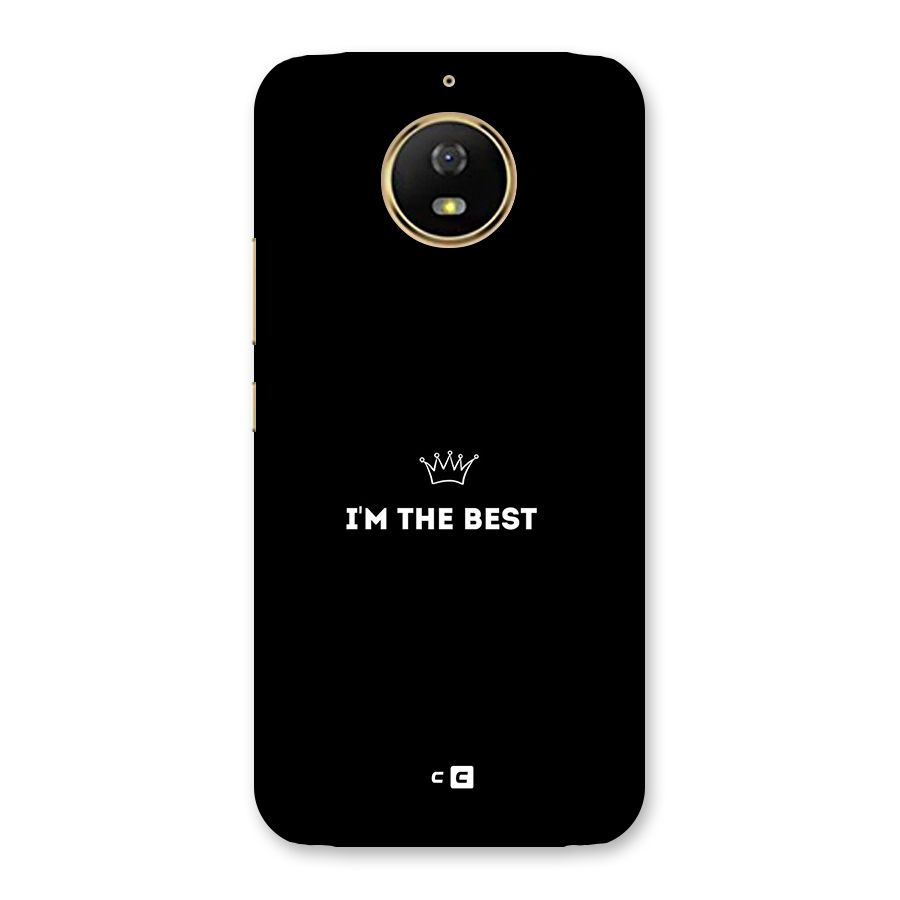I Am The Best Back Case for Moto G5s