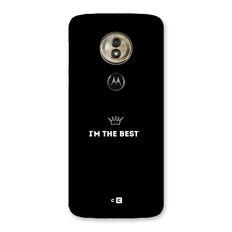 I Am The Best Back Case for Moto G6 Play