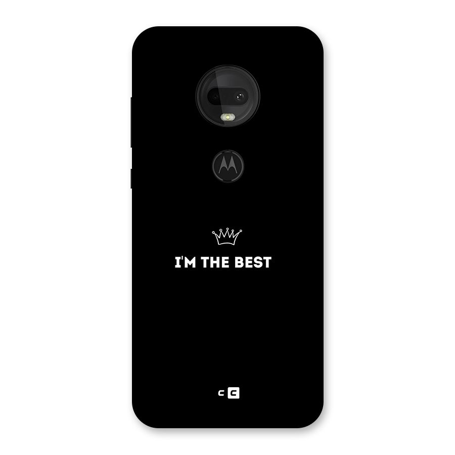I Am The Best Back Case for Moto G7