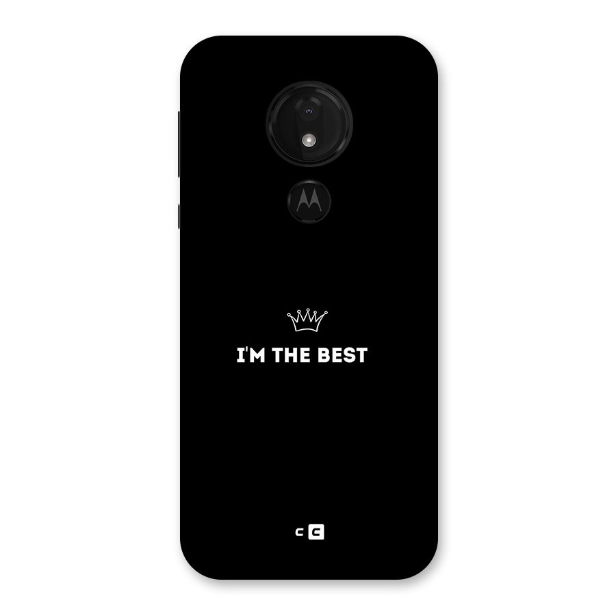 I Am The Best Back Case for Moto G7 Power