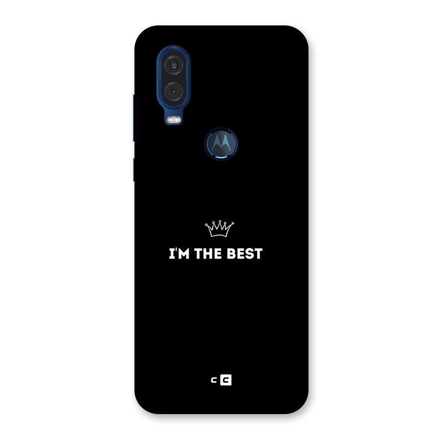 I Am The Best Back Case for Motorola One Vision