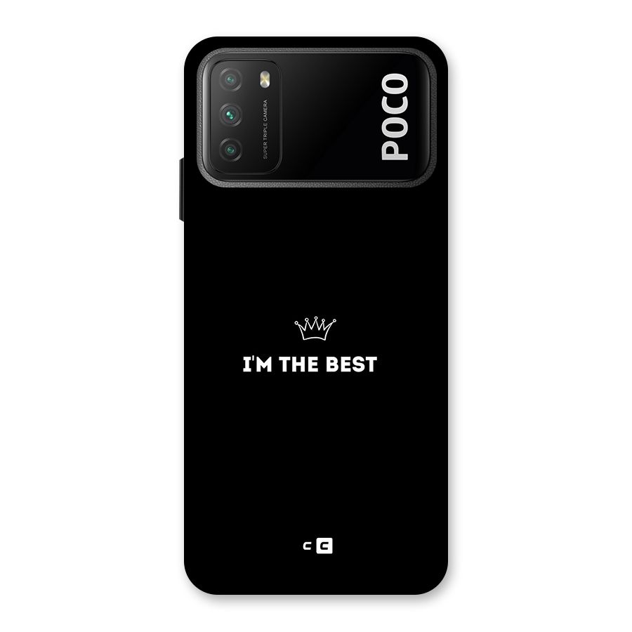 I Am The Best Back Case for Poco M3