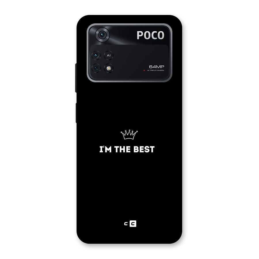 I Am The Best Back Case for Poco M4 Pro 4G