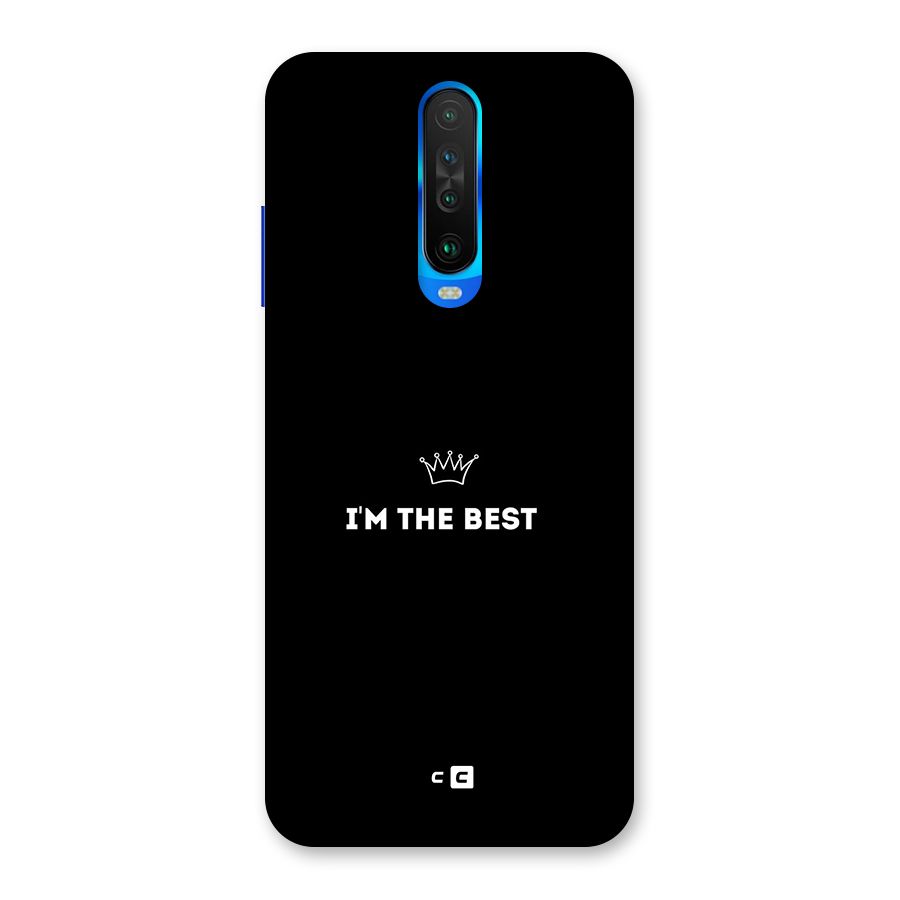 I Am The Best Back Case for Poco X2