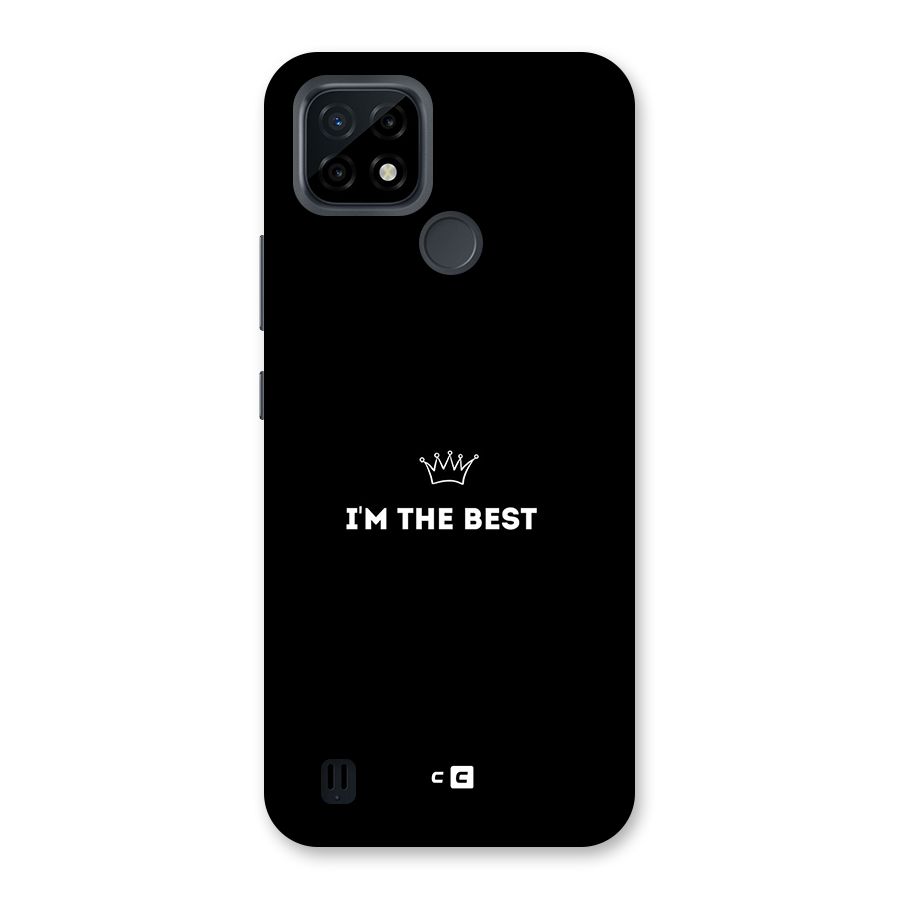 I Am The Best Back Case for Realme C21