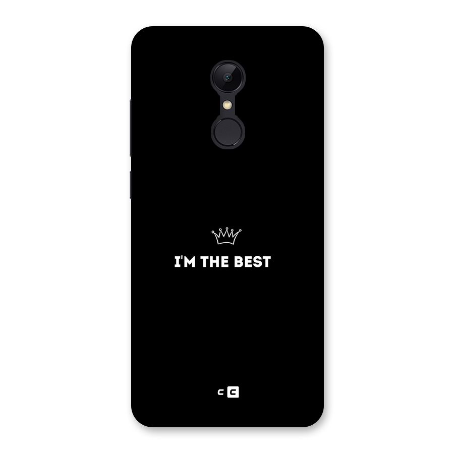 I Am The Best Back Case for Redmi 5
