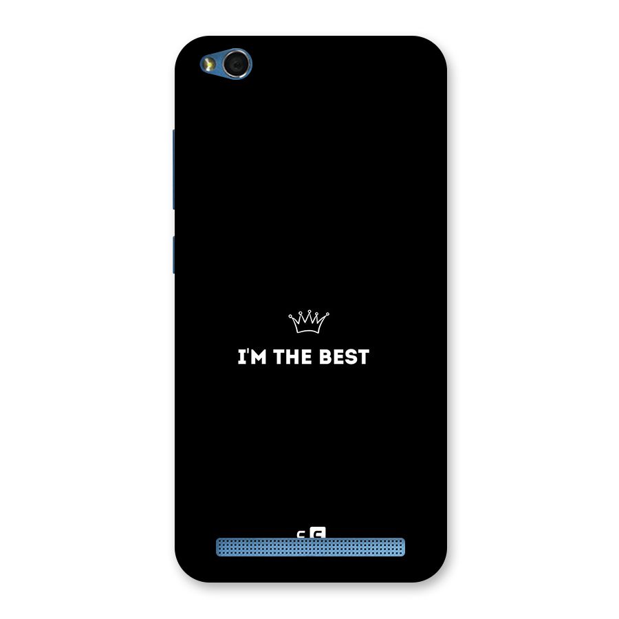 I Am The Best Back Case for Redmi 5A