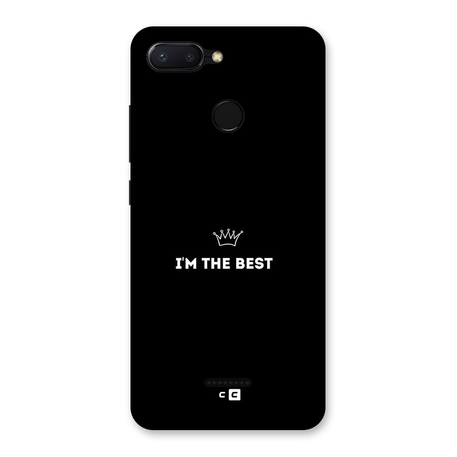 I Am The Best Back Case for Redmi 6