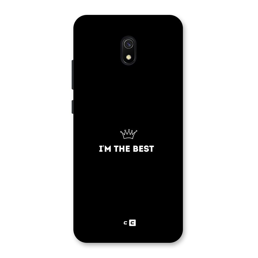 I Am The Best Back Case for Redmi 8A