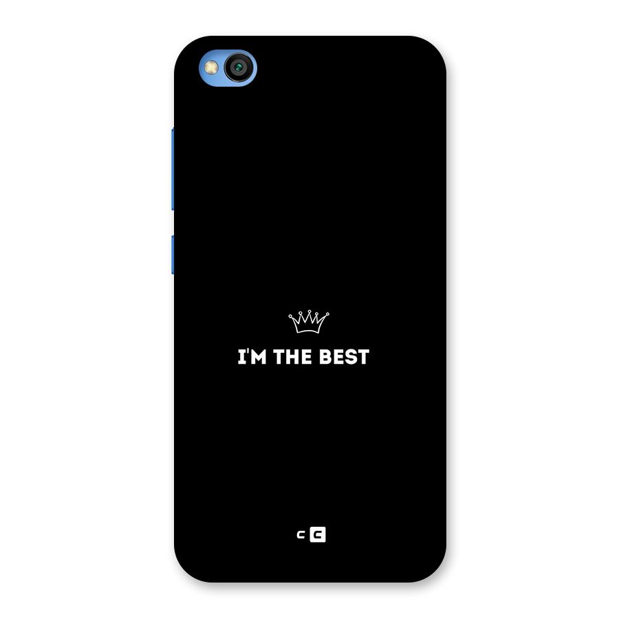 I Am The Best Back Case for Redmi Go
