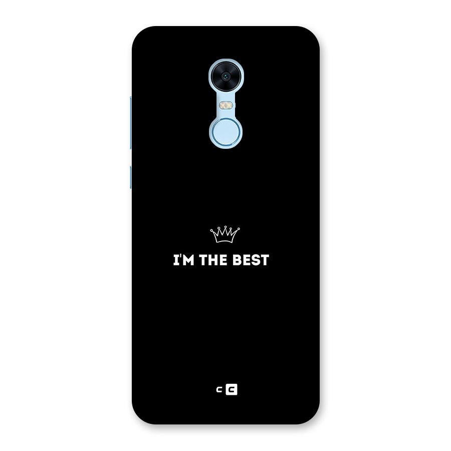I Am The Best Back Case for Redmi Note 5