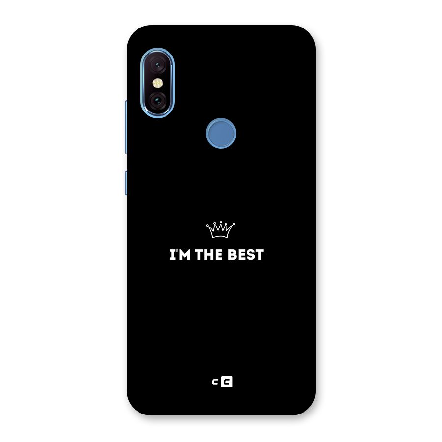 I Am The Best Back Case for Redmi Note 6 Pro