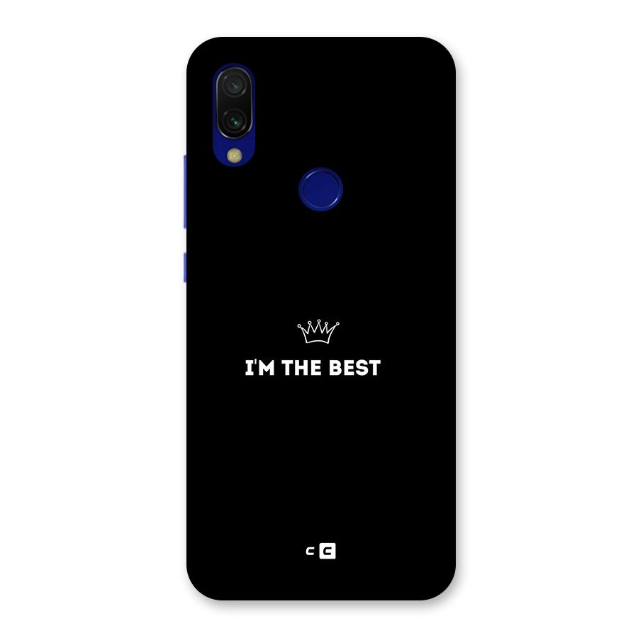 I Am The Best Back Case for Redmi Y3