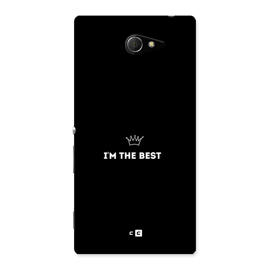 I Am The Best Back Case for Xperia M2