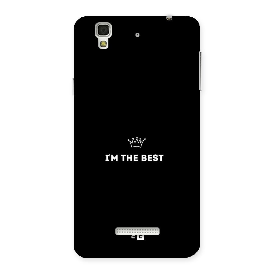 I Am The Best Back Case for Yureka