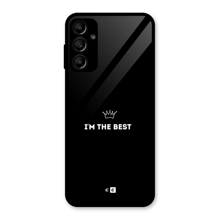 I Am The Best Glass Back Case for Galaxy A14 5G