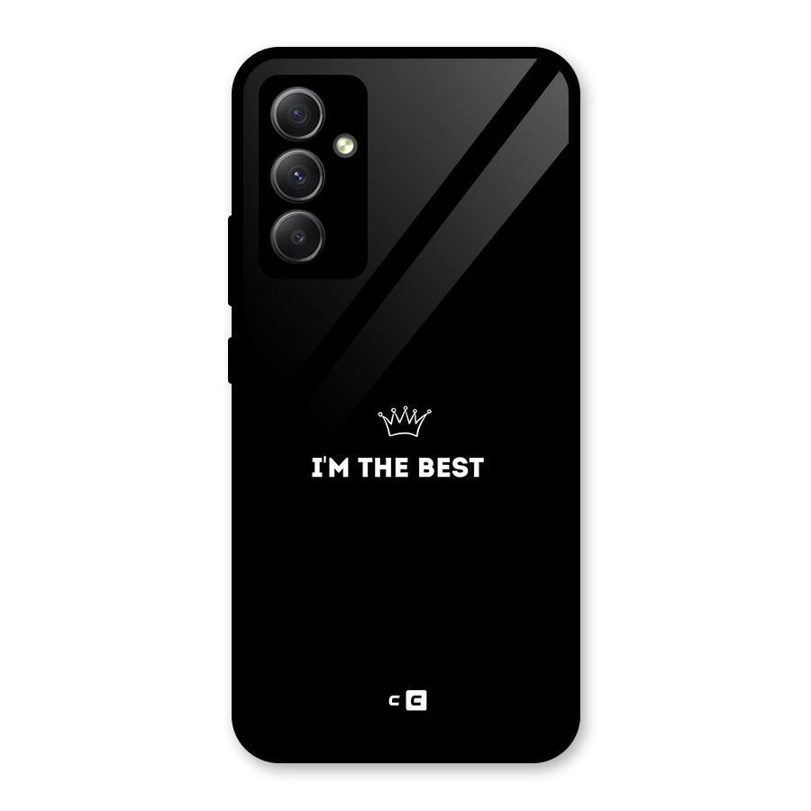 I Am The Best Glass Back Case for Galaxy A34