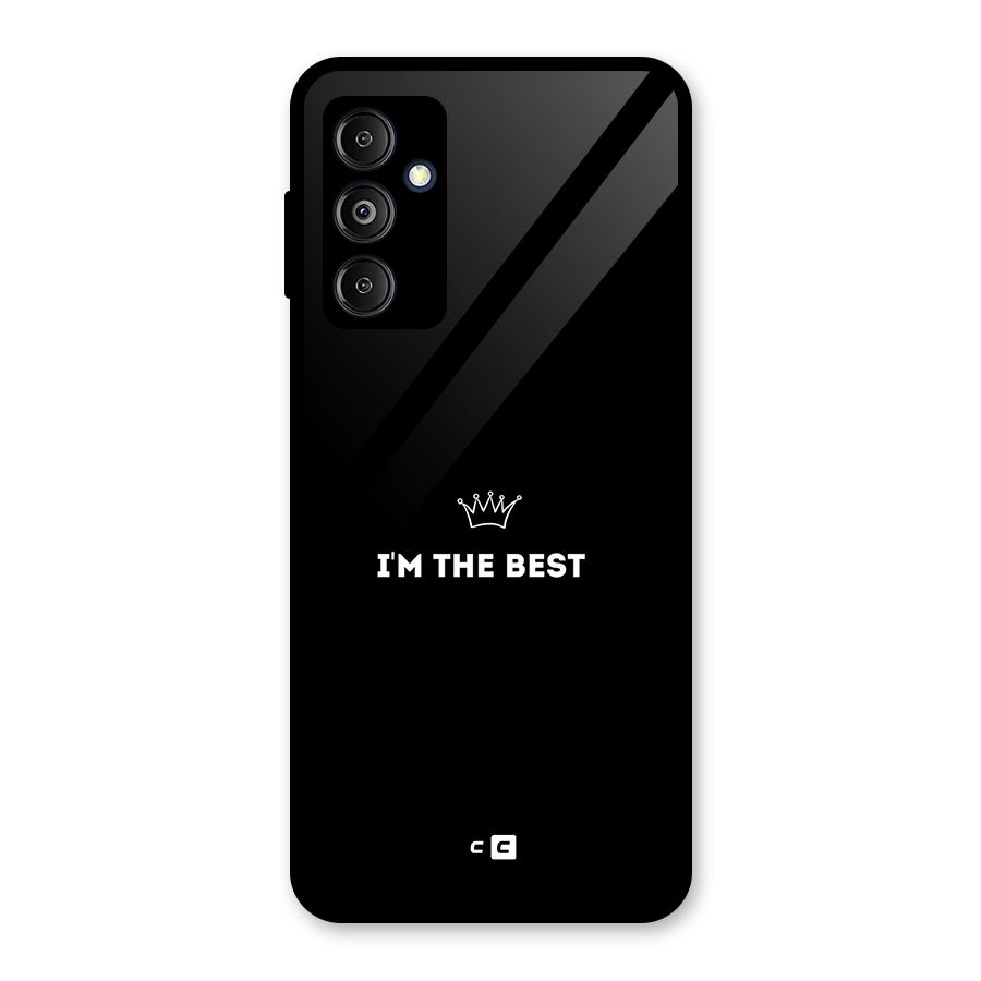 I Am The Best Glass Back Case for Galaxy M14 5G