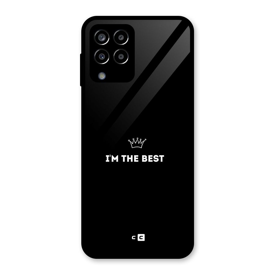 I Am The Best Glass Back Case for Galaxy M33