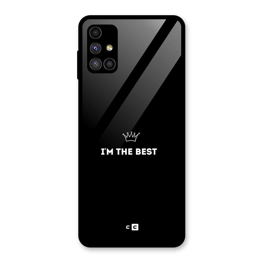 I Am The Best Glass Back Case for Galaxy M51
