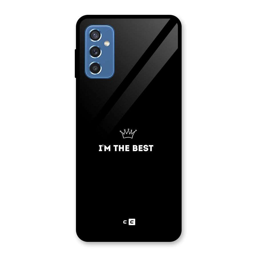 I Am The Best Glass Back Case for Galaxy M52 5G